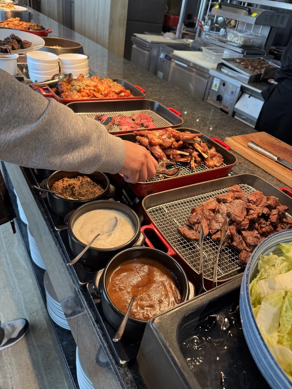 양갈비 토시살 로스트비프 하바네로치킨
