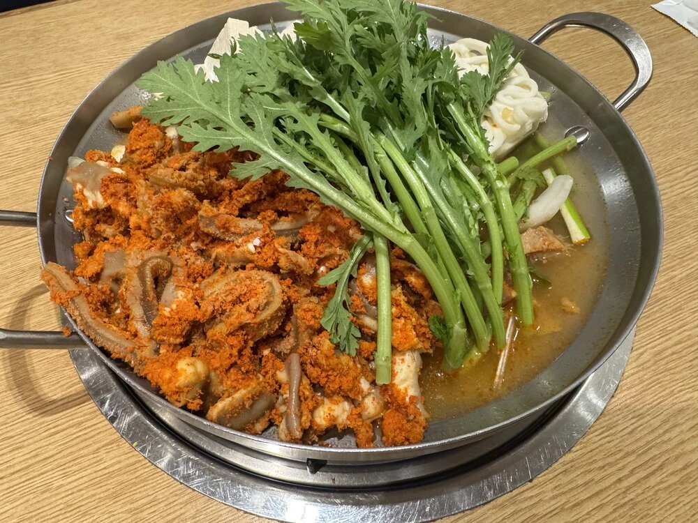 조리 전 상태의 나의 가야 곱창전골