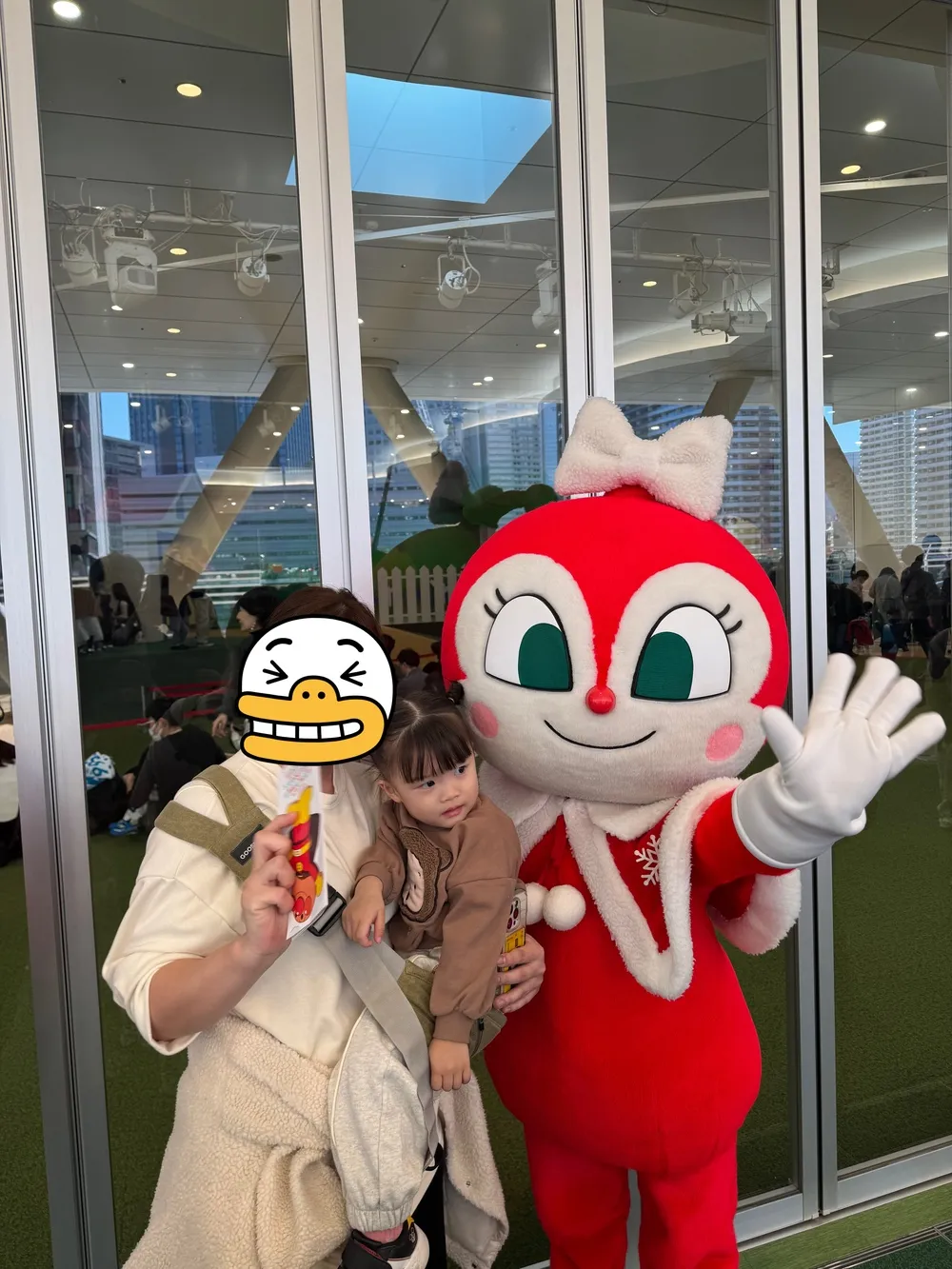 요코하마 앙팡만 뮤지엄 도킹짱 캐릭터 그리팅