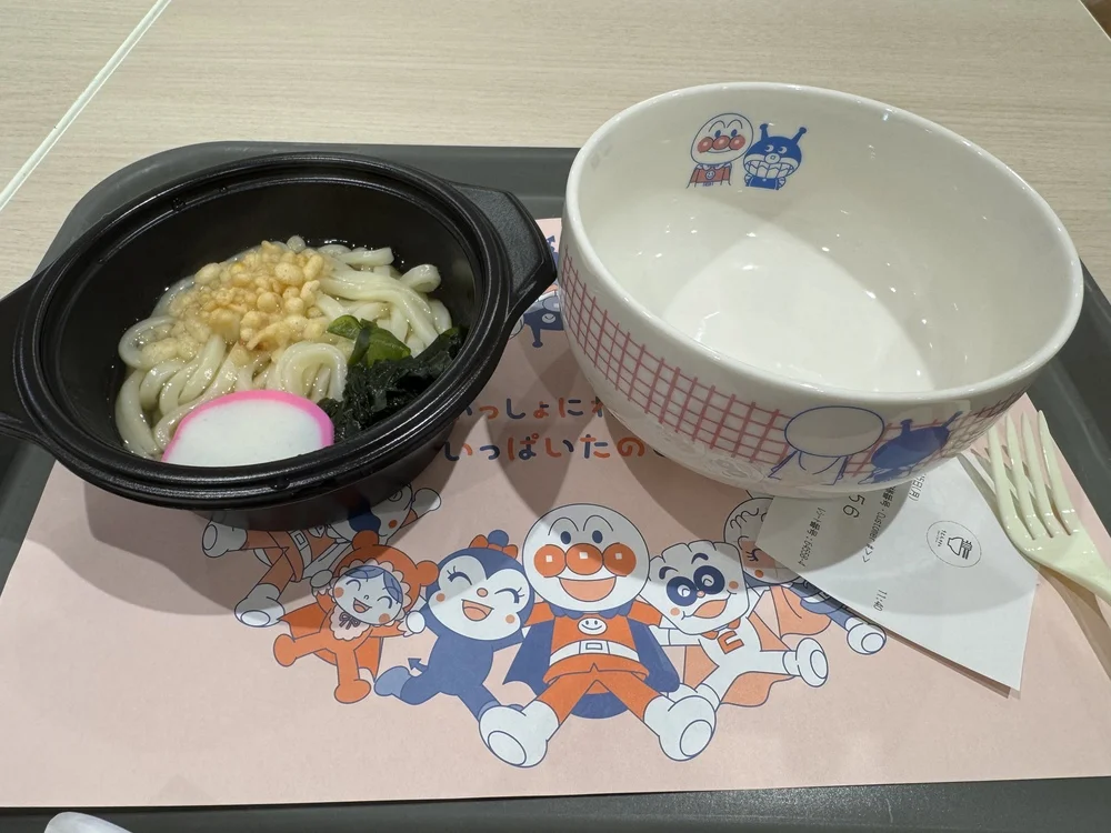 요코하마 앙팡만 뮤지엄 키즈 우동