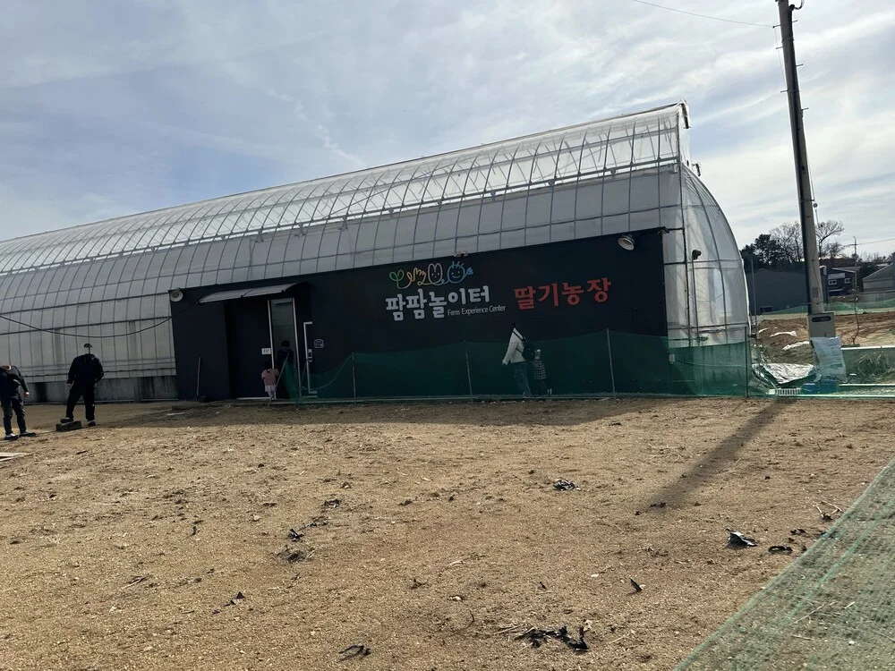 龍仁Farm Farm Playgroundいちご農園の外観