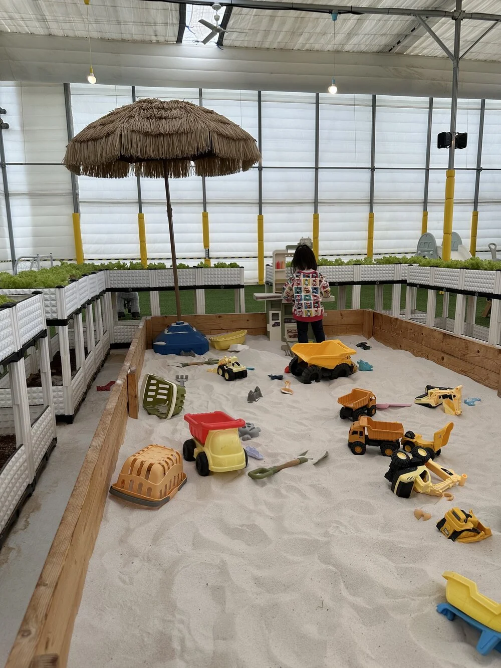 Farm Farm Playgroundいちご農園の砂遊びスペース