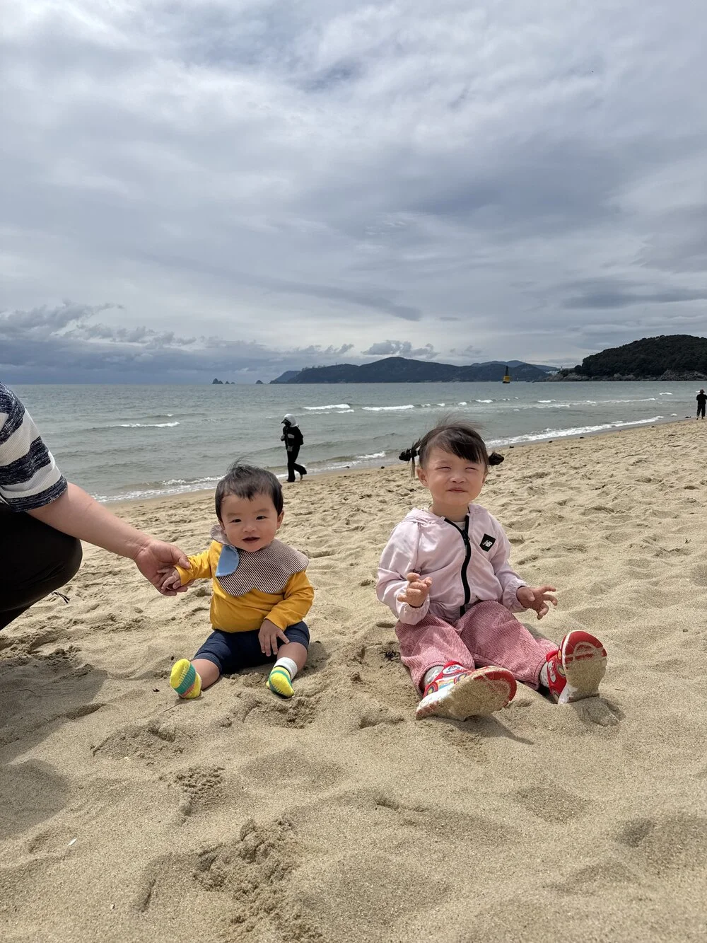가족여행 코스마지막날 해운대 바다 산책
