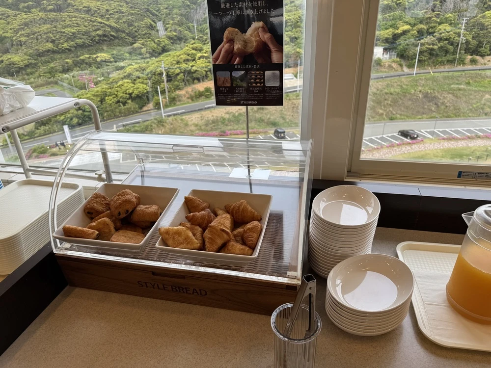 대마도 히타카츠 토요코인 조식 빵
