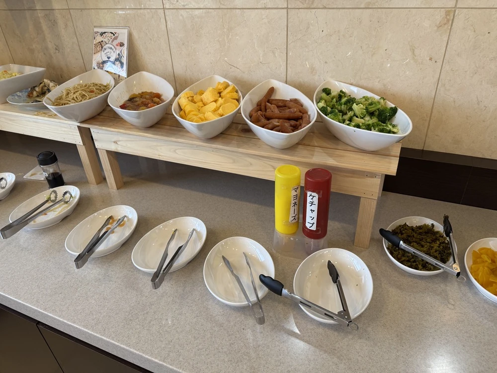 대마도 히타카츠 토요코인 조식 반찬
